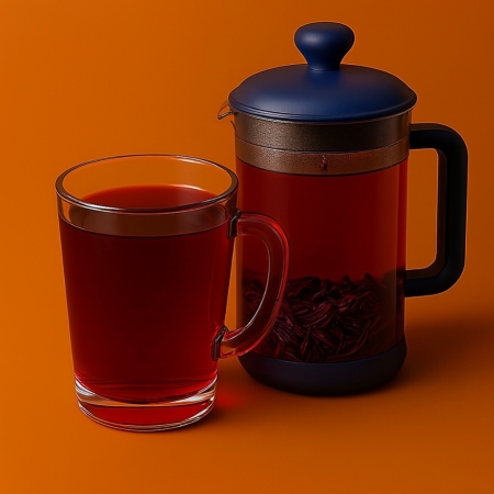 دمنوش گل‌گاو زبان آلبالویی دارچینی